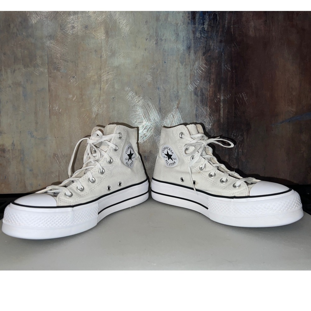 Converse Chuck Taylor All Star Platform High Top Women White Good Canvas Sneaker
